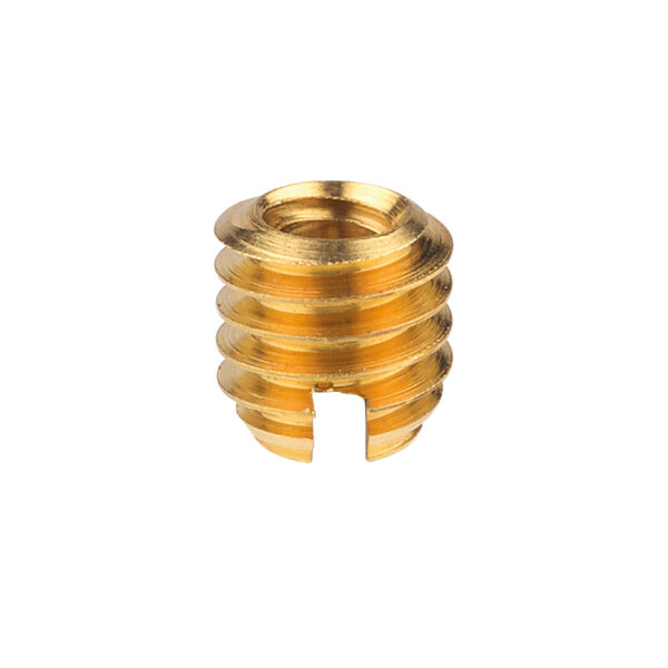 SNOLI Brass Inserts 9 mm, 100 pcs., with fine screw thread