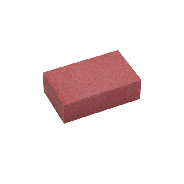SNOLI Rubber Edge Polishing Block, very fine, 65 x 40 x 20 mm, in blister packaging